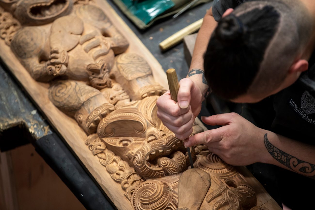The National Wood Carving School - Te Puia