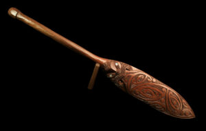 Hoe with Stand - a traditional Maori Taonga