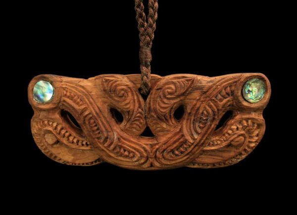 Pekapeka a traditional Maori carving of a NZ bat