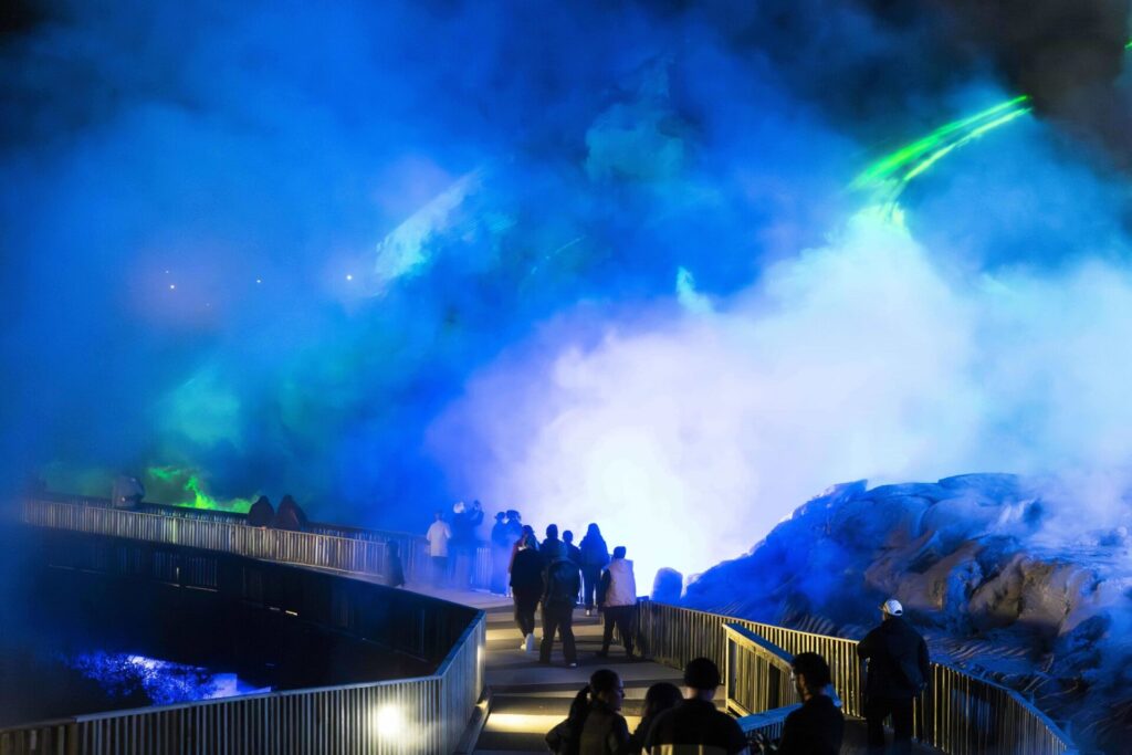 Mārama Geyser Light Trail launches at Te Puia