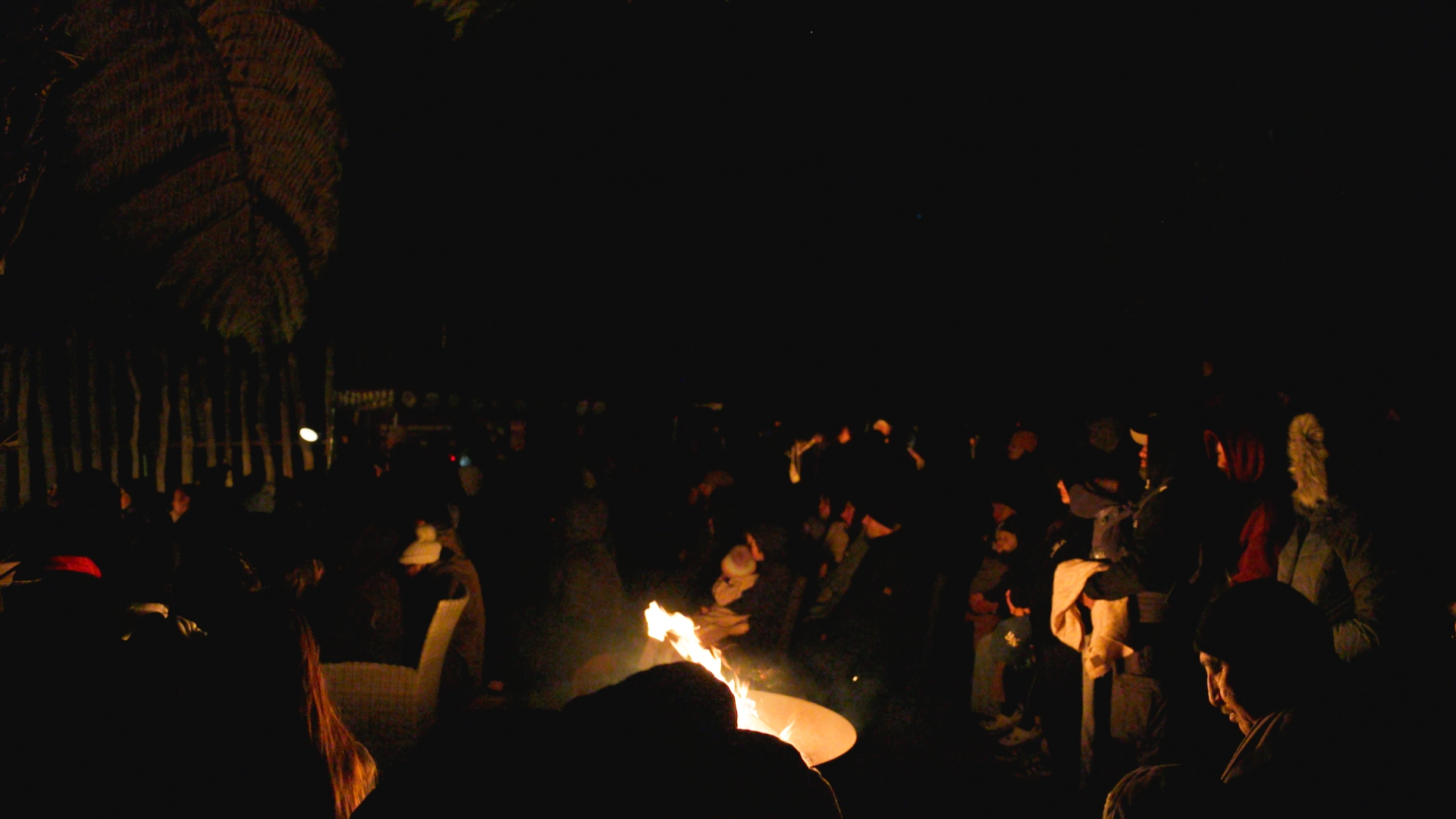 Manuhiri gathered in Pikirangi Village during the Hautapu Ceremony